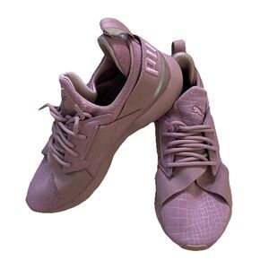 Puma Women's Muse Iridescent Casual Sneakers Dusty Pink Size 6.5